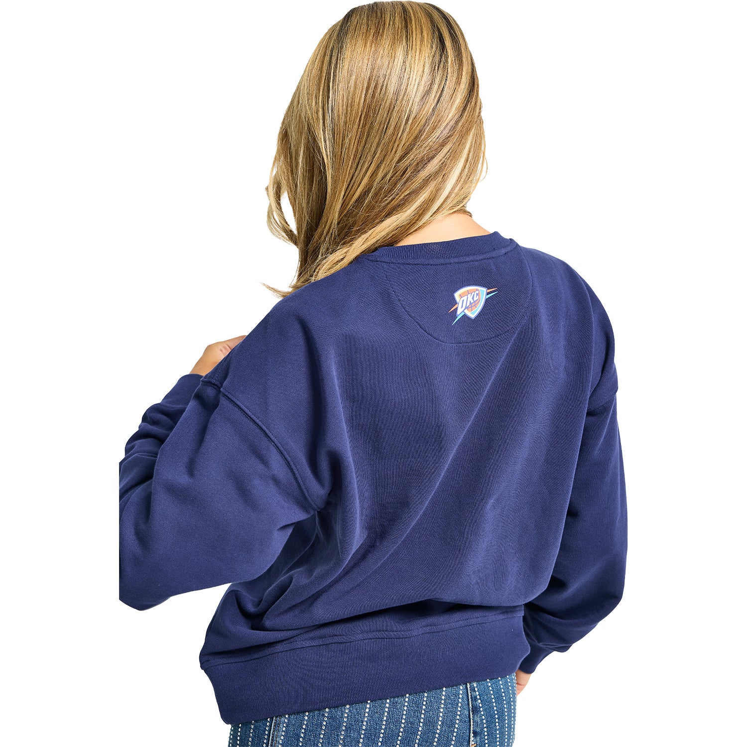 Ladies Oklahoma City Thunder Terez Technicolor Crewneck Sweatshirt