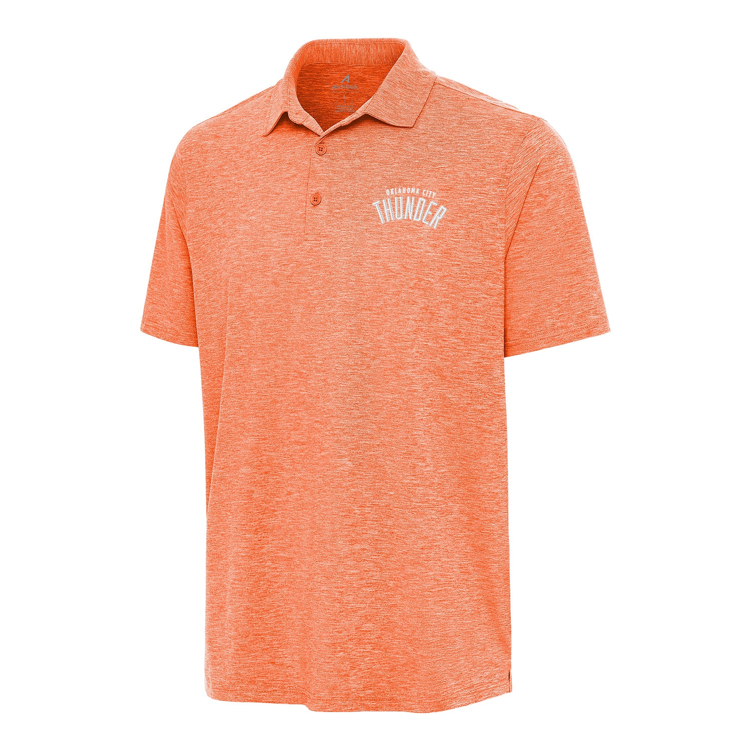 OKC THUNDER ANTIGUA COURSE PAR 3 POLO