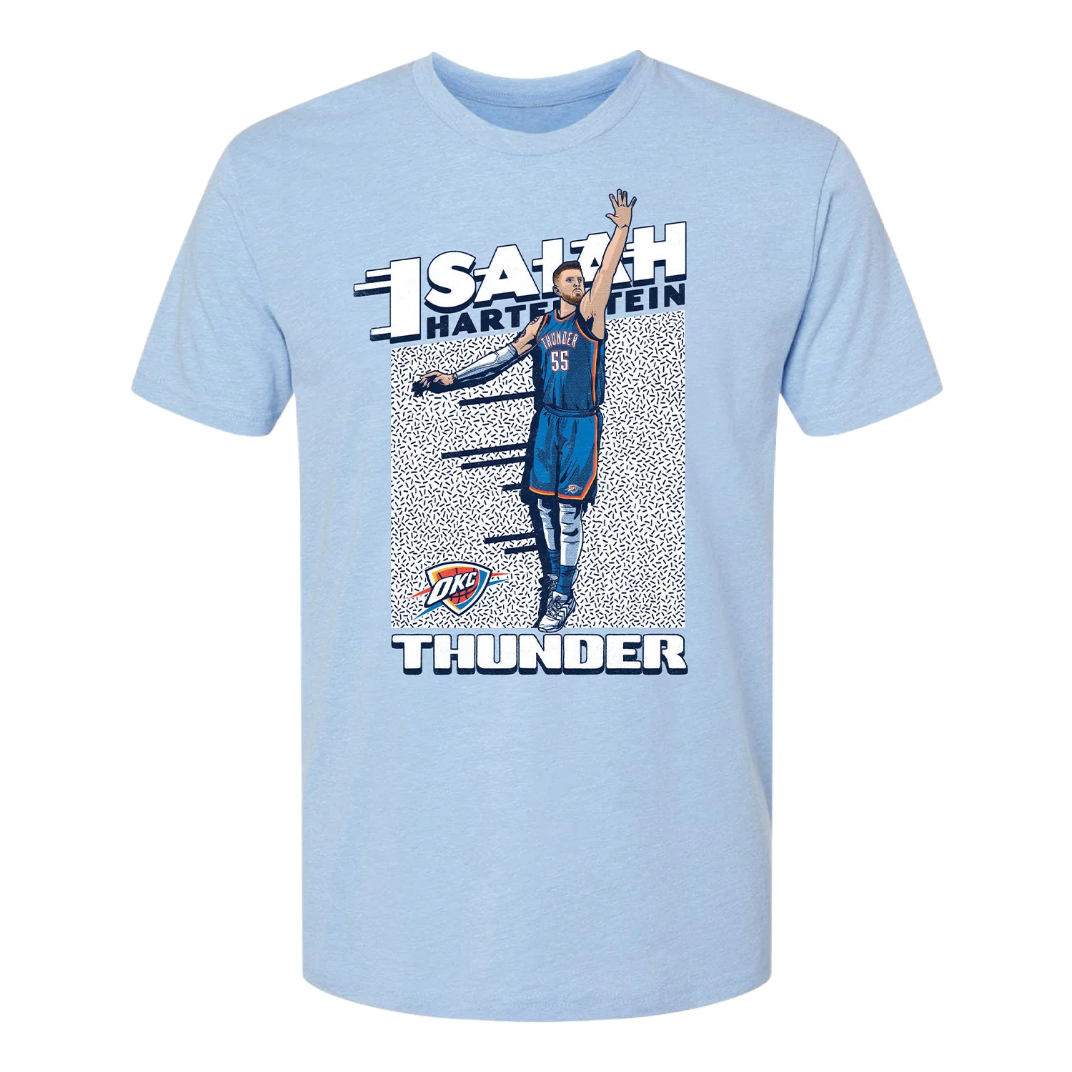 OKC THUNDER ISAIAH HARTENSTEIN ACTION T-SHIRT