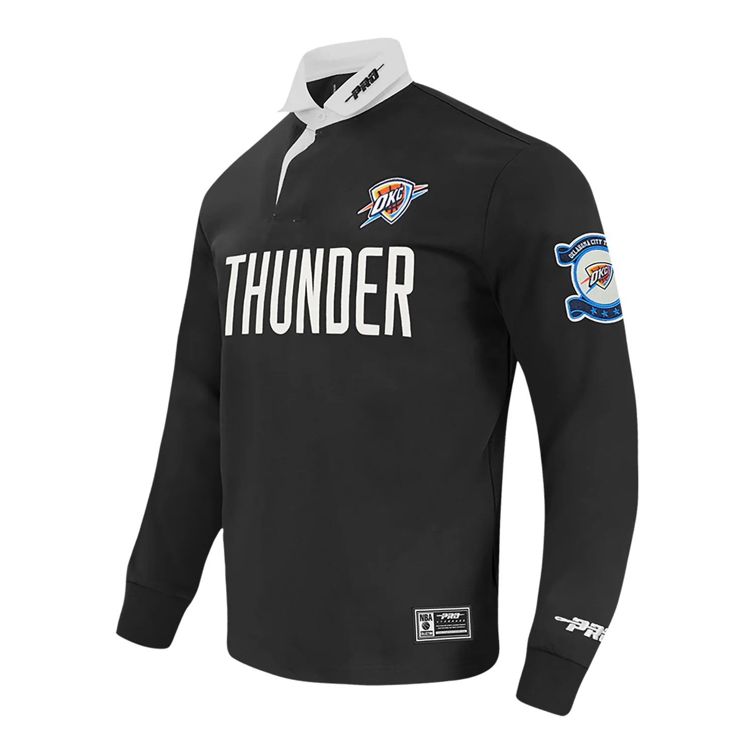 OKC THUNDER PRO STANDARD MODERN ORIGINALS RUGBY POLO