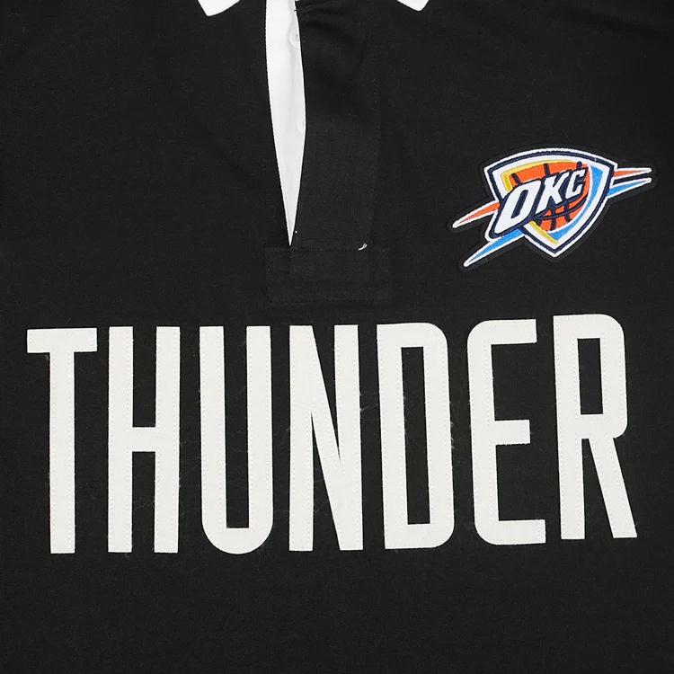 OKC THUNDER PRO STANDARD MODERN ORIGINALS RUGBY POLO
