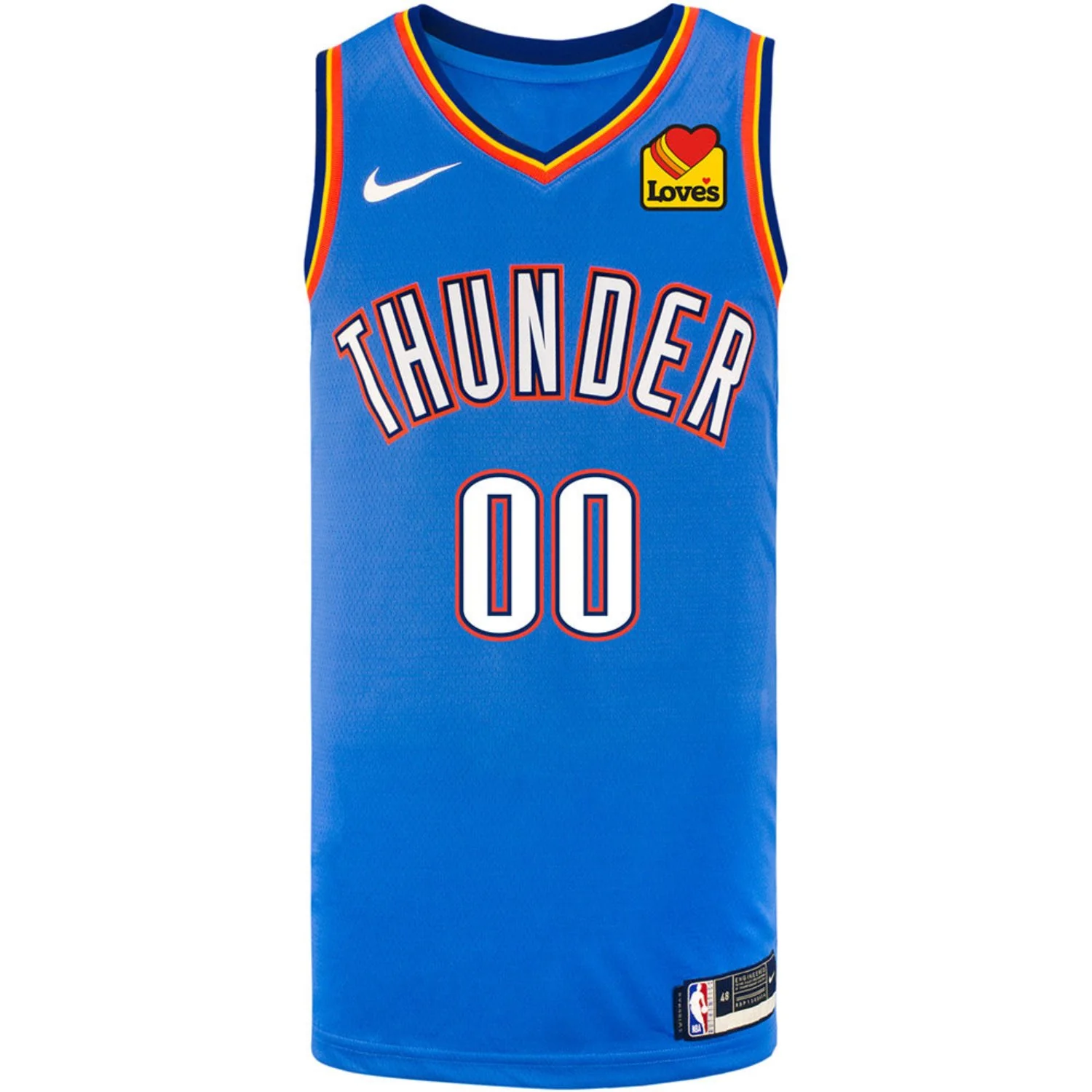 OKLAHOMA CITY THUNDER CUSTOM ICON SWINGMAN JERSEY - 2025-26