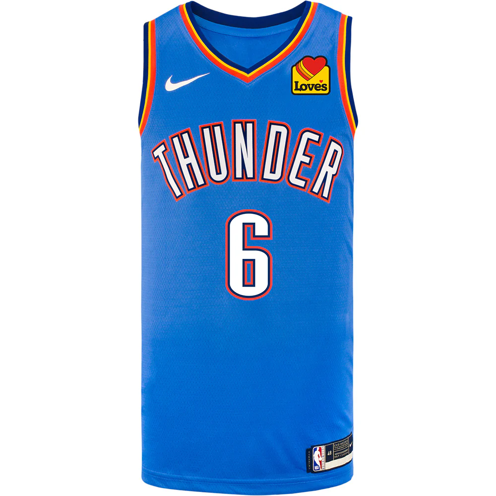 OKLAHOMA CITY THUNDER JAYLIN WILLIAMS ICON SWINGMAN JERSEY - 2025-26