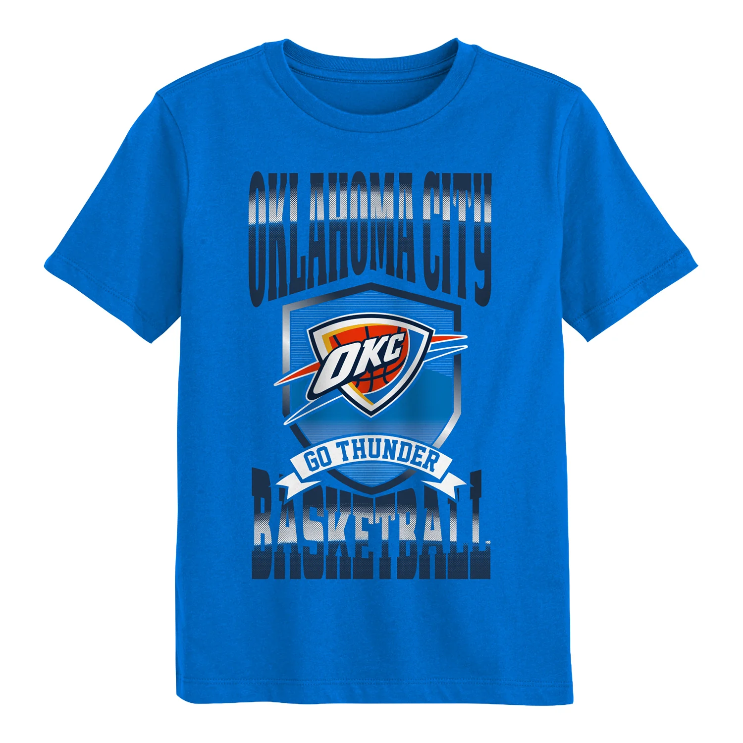 Juvenile OKC Thunder Outerstuff Big Shield T-Shirt