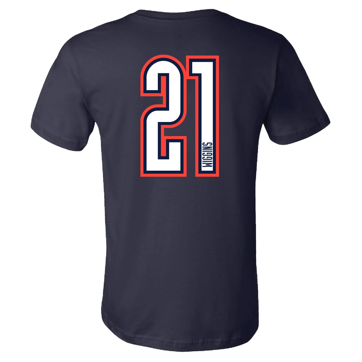 OKC THUNDER AARON WIGGINS NAME & NUMBER T-SHIRT