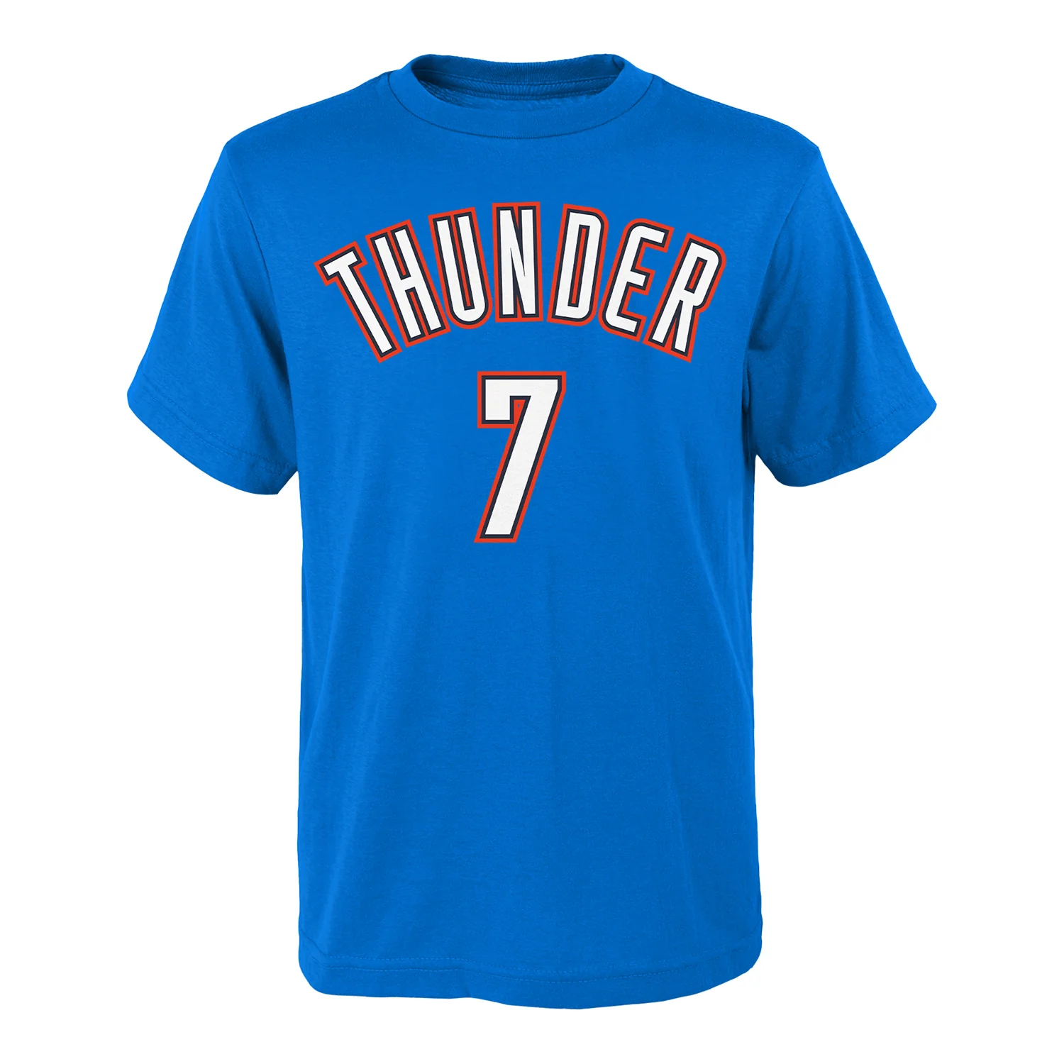 YOUTH OKLAHOMA CITY THUNDER ICON CHET HOLMGREN NAME & NUMBER T-SHIRT