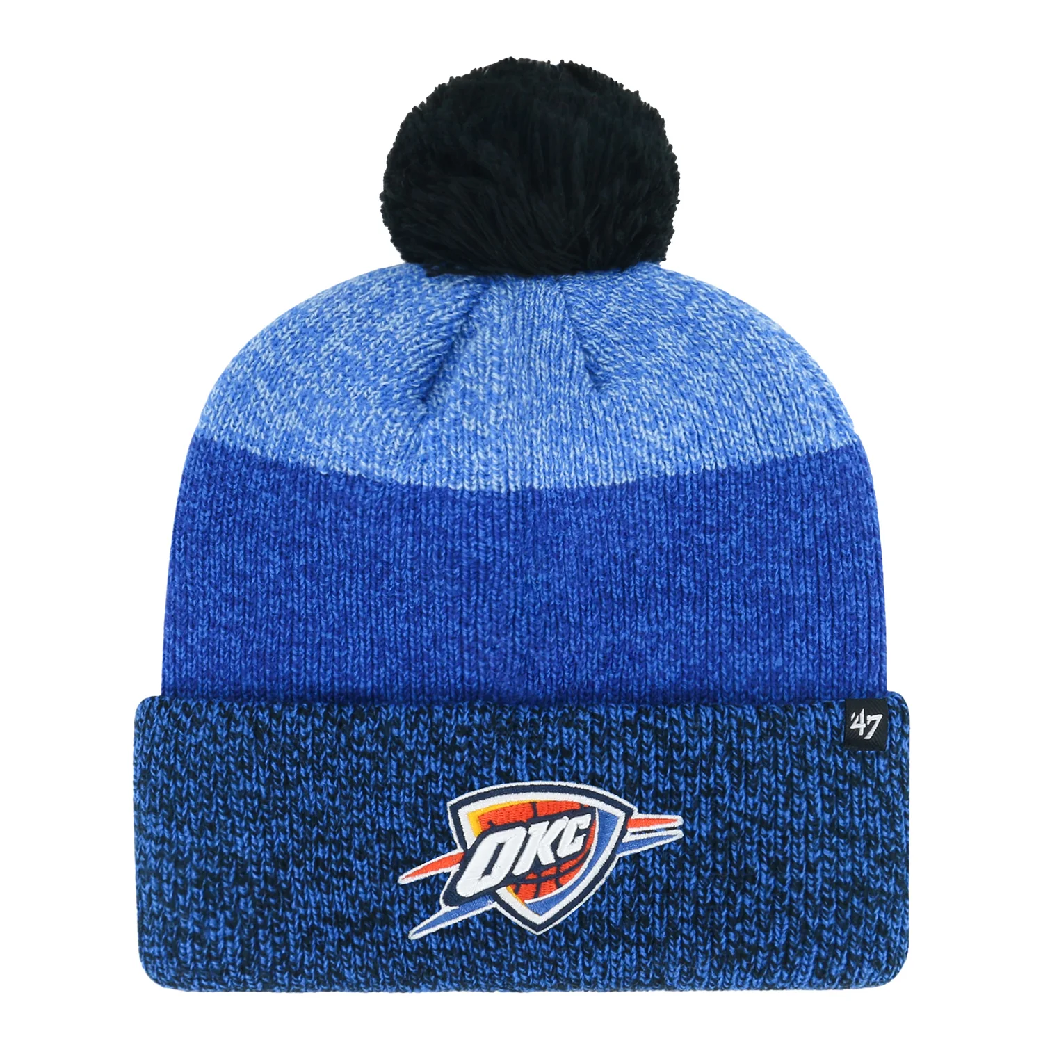 1754-47-brand-okc-thunder-dark-freeze-cuff-knit-hat-1.webp 47 BRAND OKC THUNDER DARK FREEZE CUFF KNIT HAT