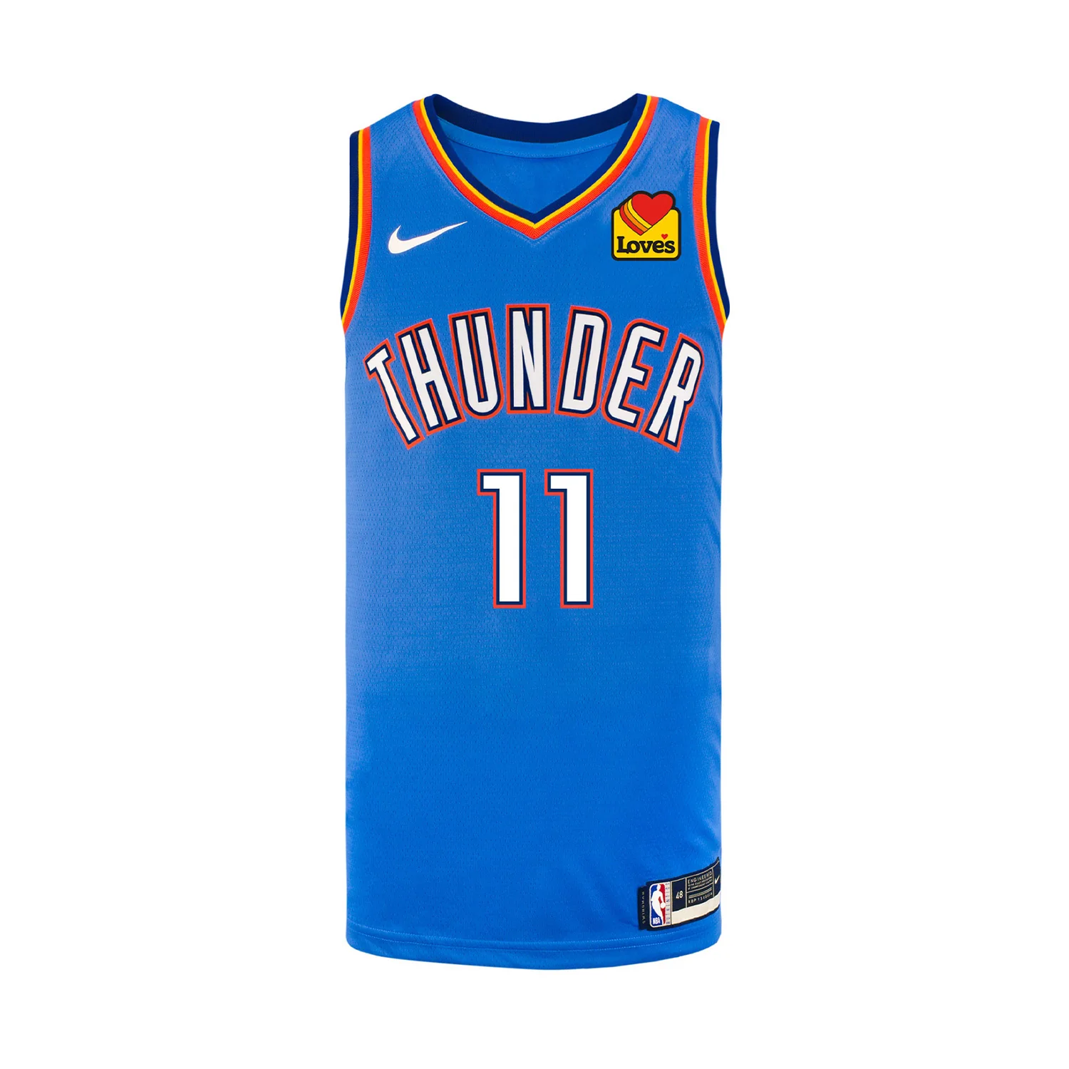 YOUTH OKLAHOMA CITY THUNDER ISAIAH JOE ICON SWINGMAN JERSEY 2025-26