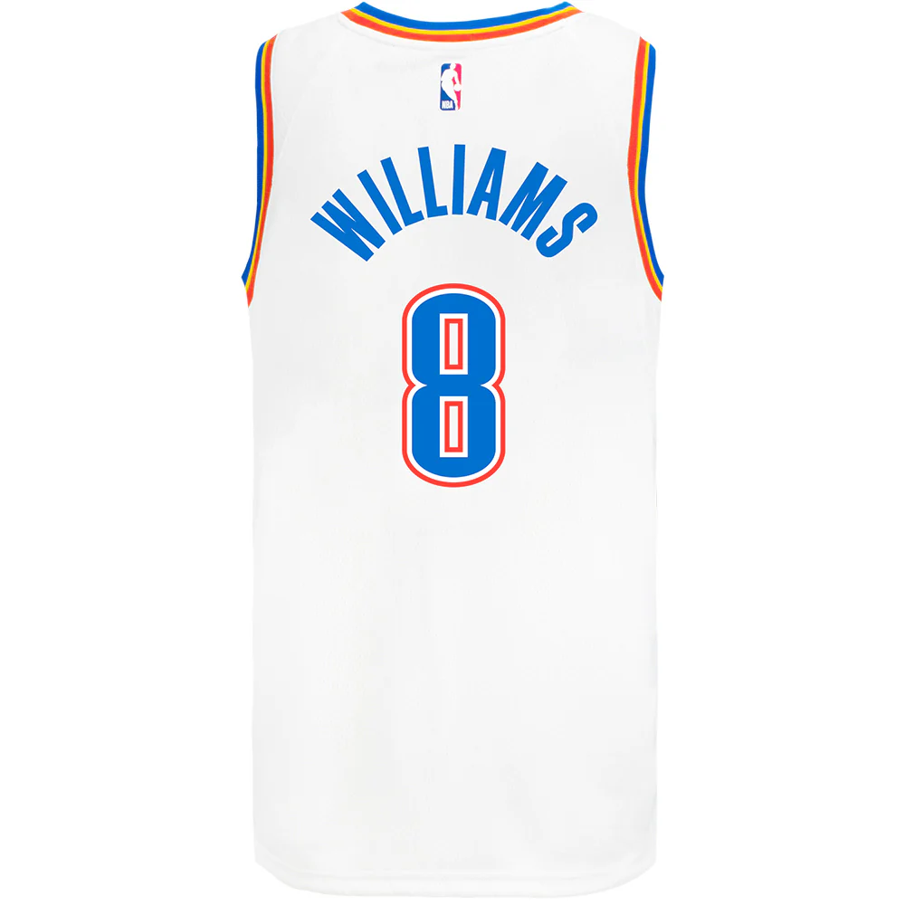 YOUTH OKLAHOMA CITY THUNDER JALEN WILLIAMS ASSOCIATION SWINGMAN JERSEY 2025-26