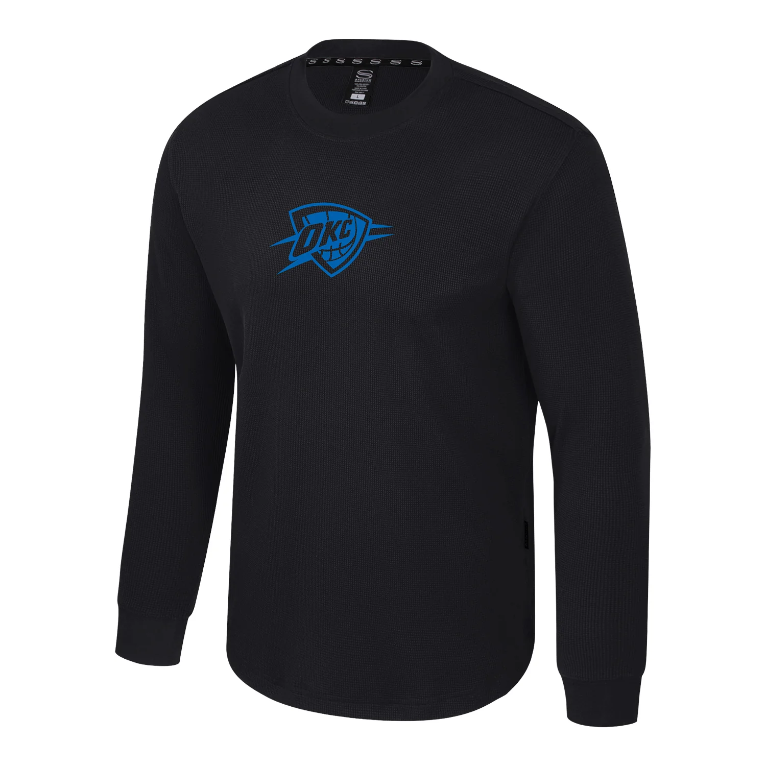 OKC Thunder Stadium Essentials Waffle Knit Long Sleeve T-Shirt