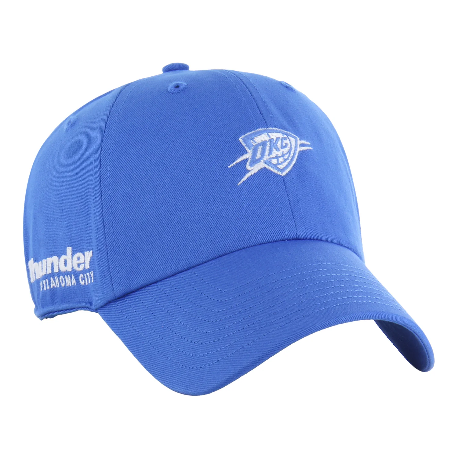 OKC THUNDER 47 BRAND CLEAN UP BLUE FOUNDATION HAT