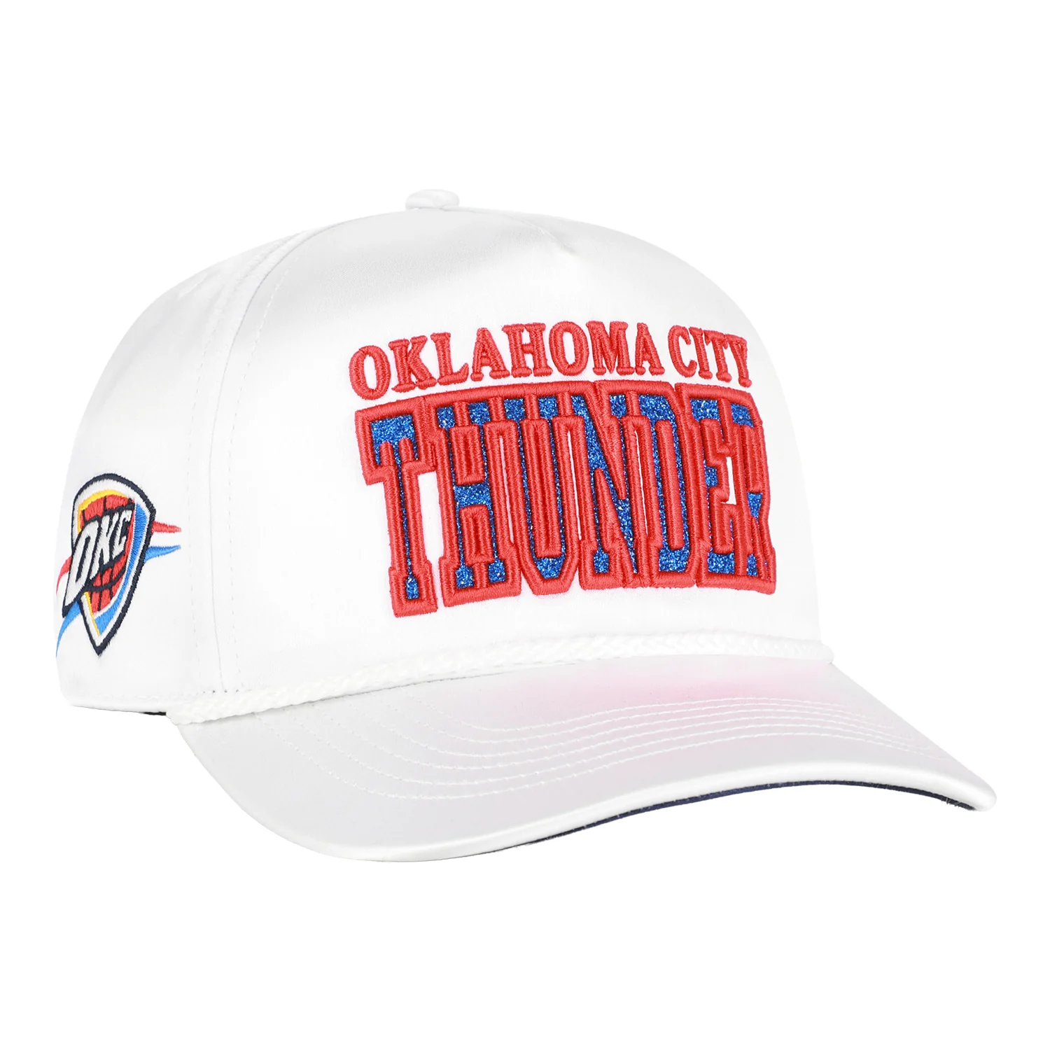 OKC THUNDER 47 BRAND SATIN GLITTER HITCH SNAPBACK