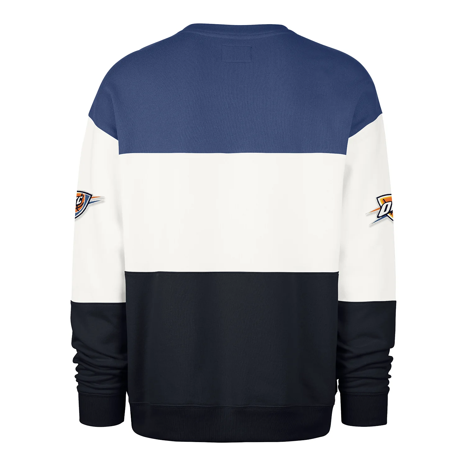 1916-okc-thunder-47-brand-maximalist-colorblocked-crewneck-2.webp OKC THUNDER 47 BRAND MAXIMALIST COLORBLOCKED CREWNECK
