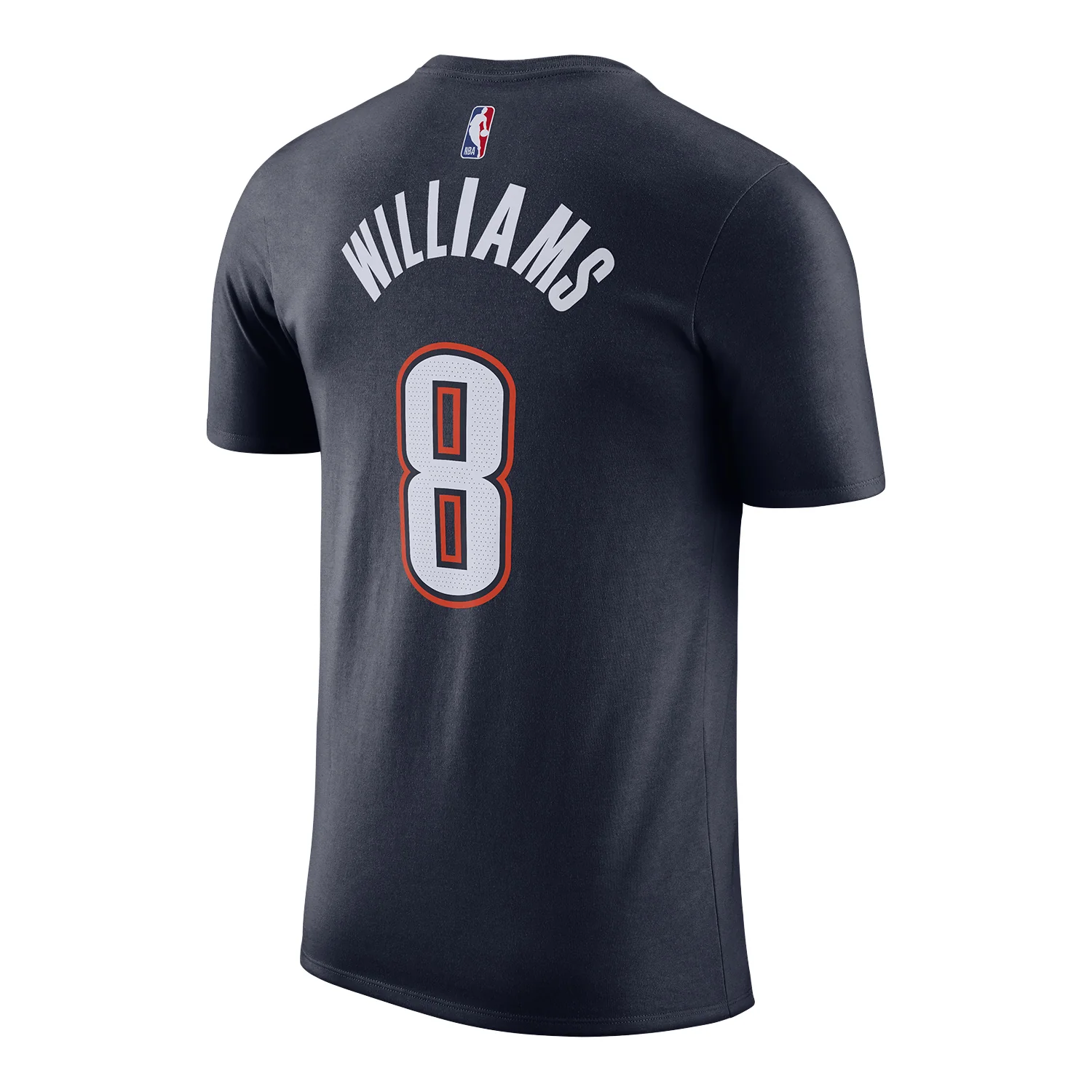 2025-26 CITY EDITION OKC THUNDER NIKE JALEN WILLIAMS #8 N&N T-SHIRT