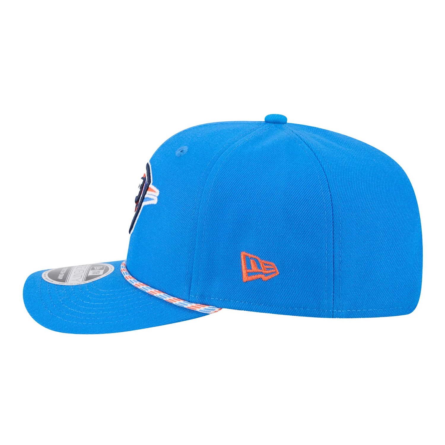 OKLAHOMA CITY THUNDER NEW ERA 970 STRETCH SNAP ROPE BLUE SNAPBACK