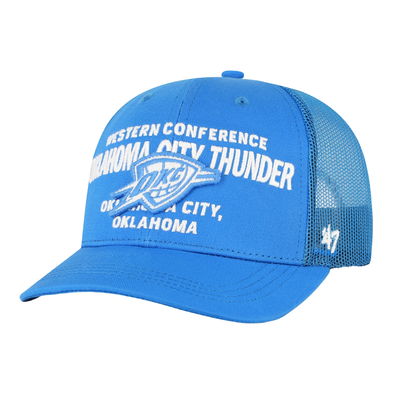 2142-okc-thunder-47-brand-contemporary-trucker-hat-1.webp OKC Thunder 47 Brand Contemporary Trucker Hat