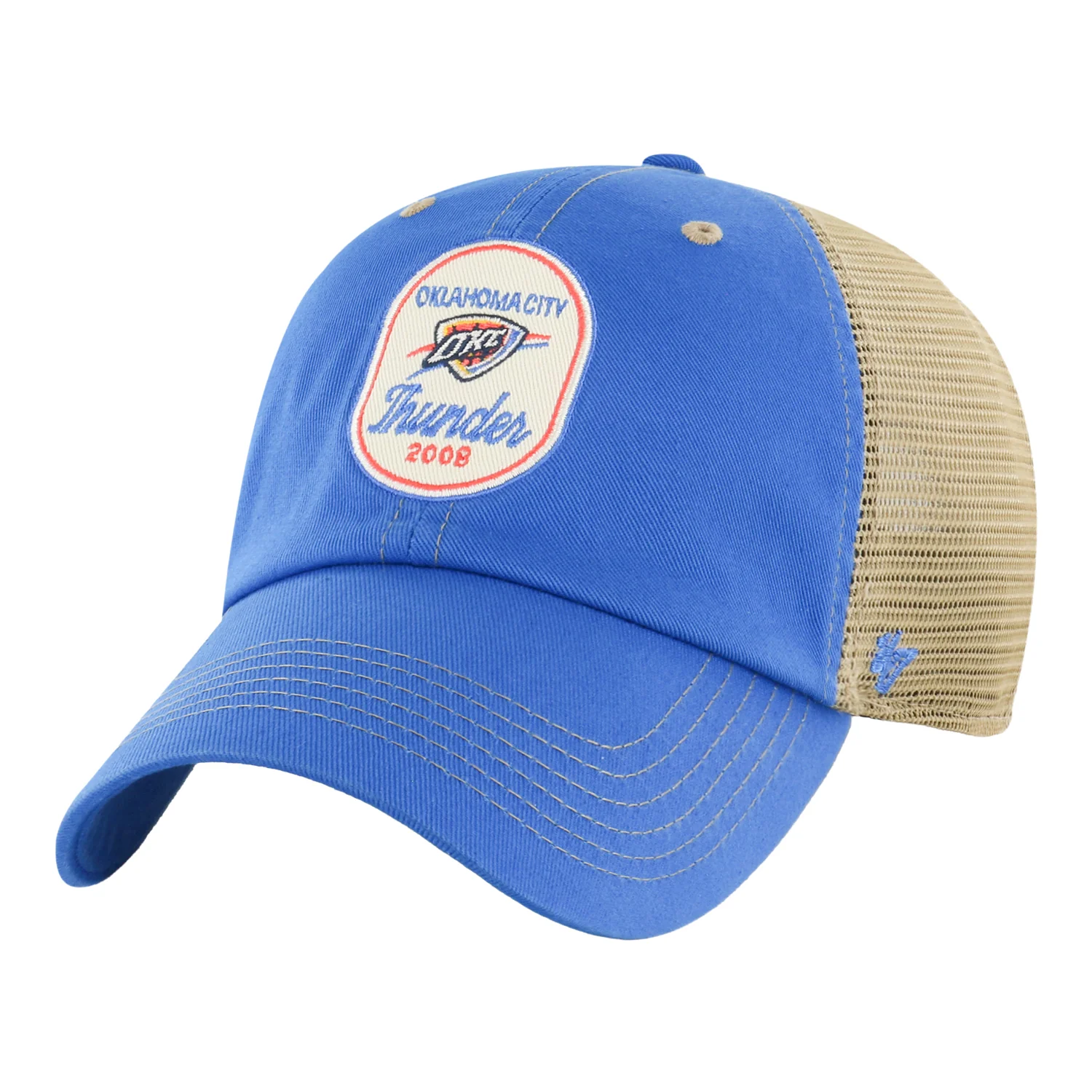 2143-okc-thunder-47-brand-cross-patch-clean-up-hat-1.webp OKC Thunder 47 Brand Cross Patch Clean Up Hat