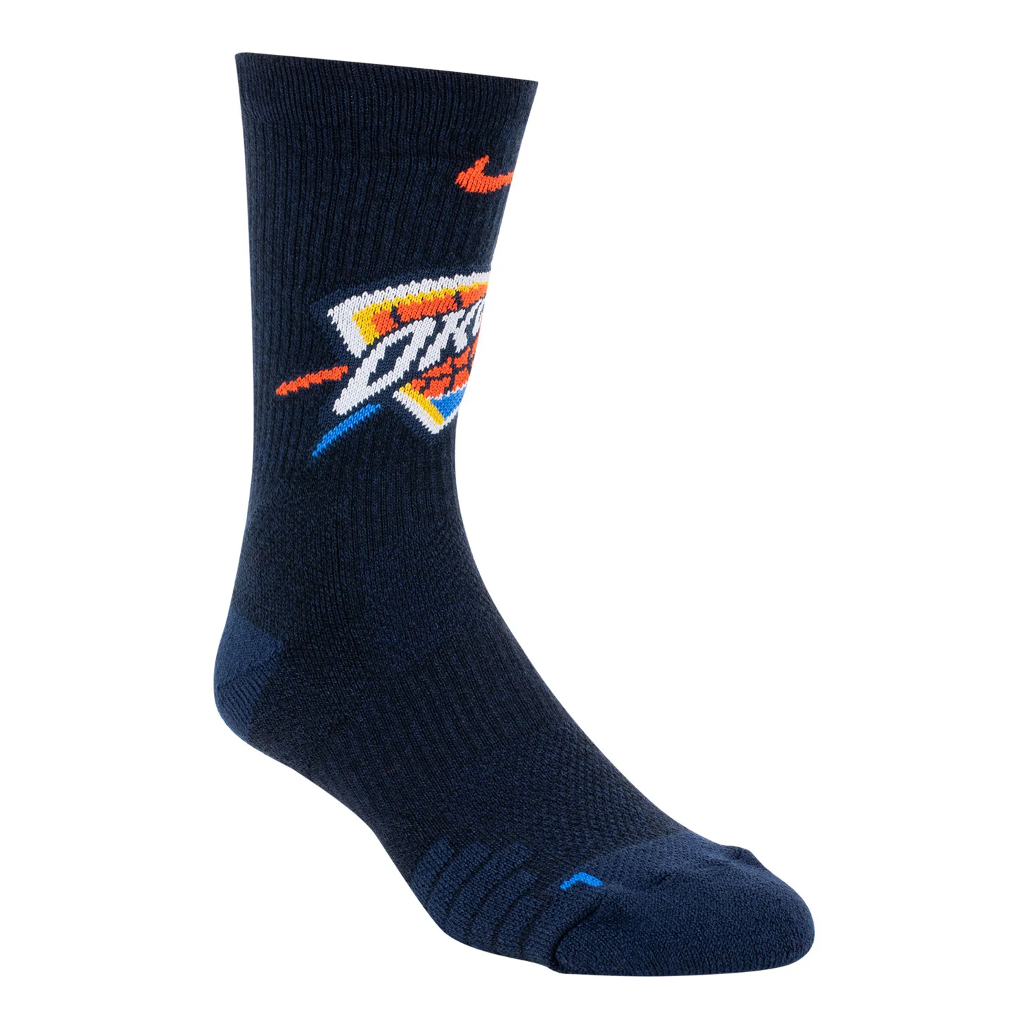 OKLAHOMA CITY THUNDER NIKE ELITE CREW NBA SOCKS