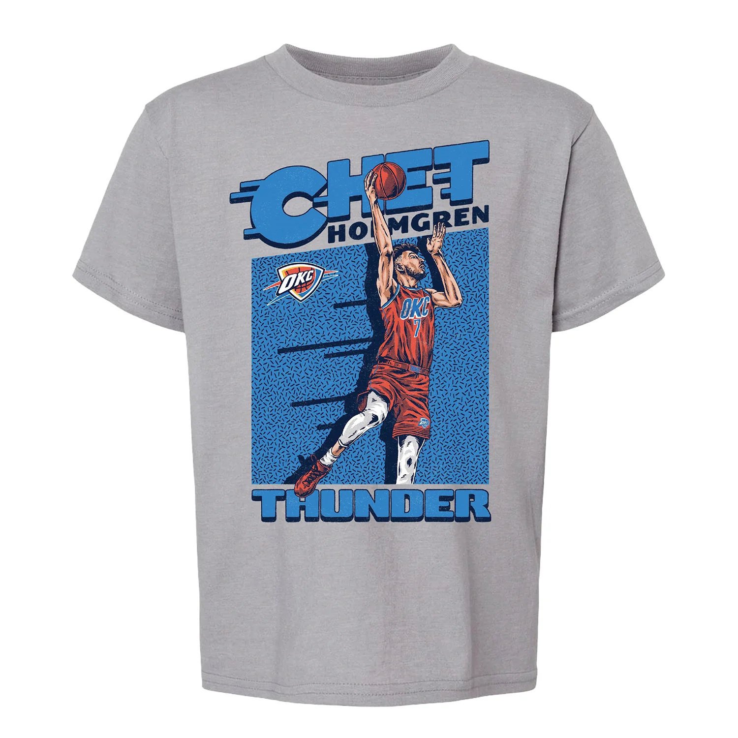 Youth Oklahoma City Thunder Chet Holmgren Action T-Shirt