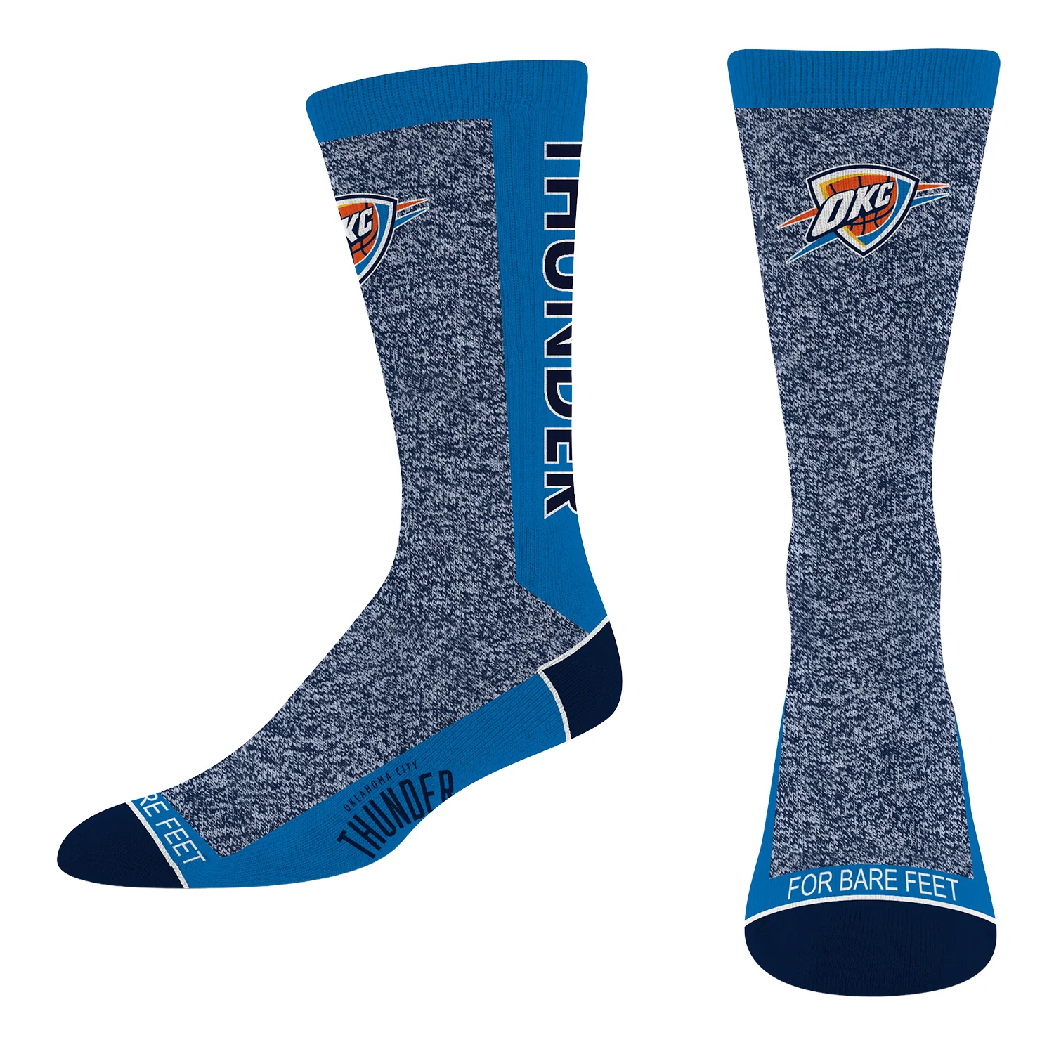 OKLAHOMA CITY THUNDER MARBLE MVP SOCKS