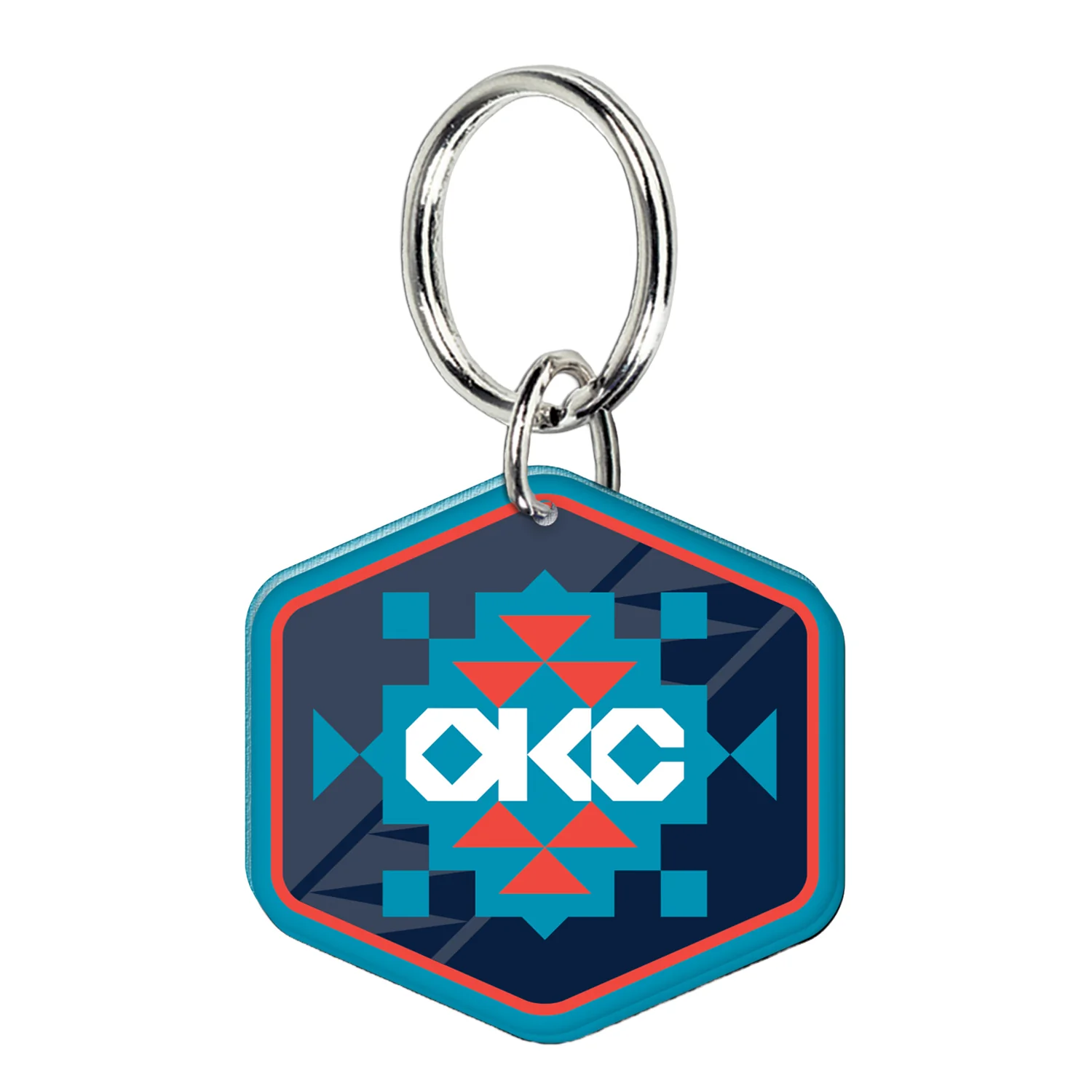 2025-26 OKLAHOMA CITY THUNDER CITY EDITION ACRYLIC KEY RING