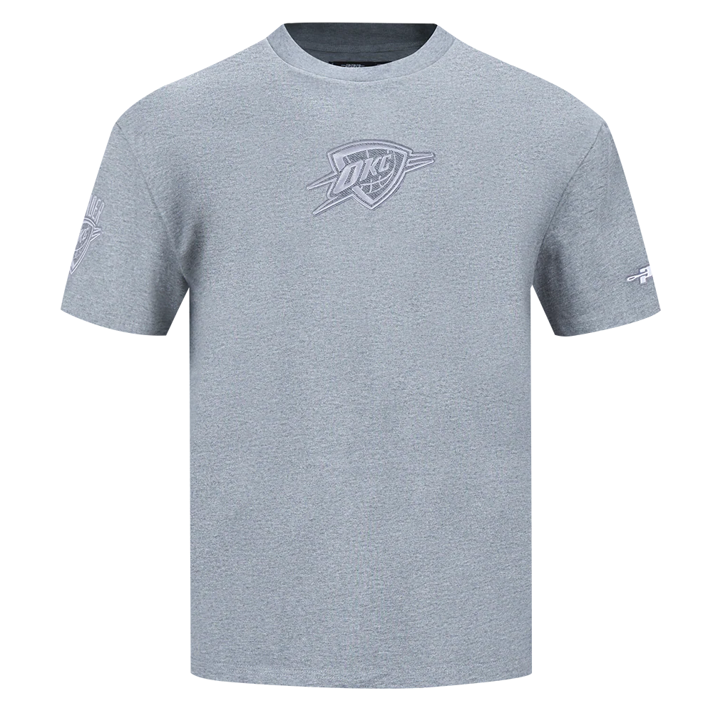 OKC THUNDER PRO STANDARD TONAL TERRY CLOTH T-SHIRT