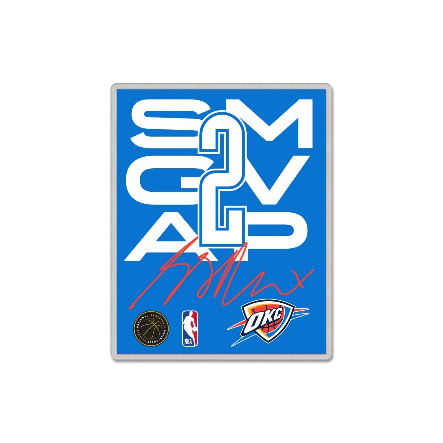 Shai Gilgeous-Alexander 2026 NBA MVP Hatpin
