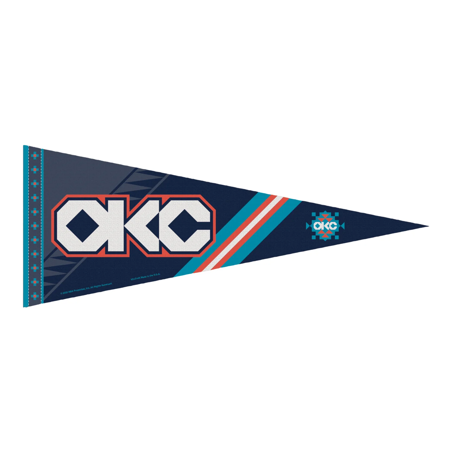 2025-26 OKLAHOMA CITY THUNDER CITY EDITION PENNANT