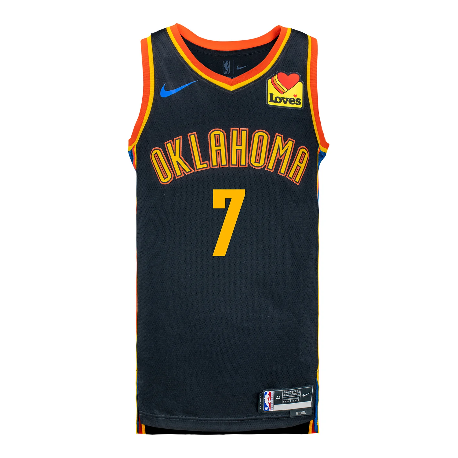 2024-25 OKLAHOMA CITY THUNDER CHET HOLMGREN AUTHENTIC CITY EDITION JERSEY