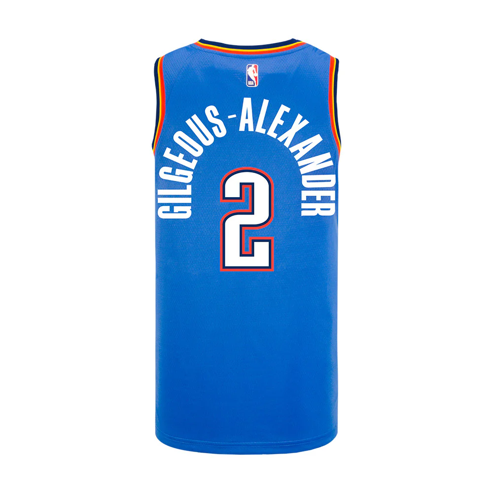 JUVENILE OKLAHOMA CITY THUNDER SHAI GILGEOUS-ALEXANDER ICON SWINGMAN JERSEY 2025-26