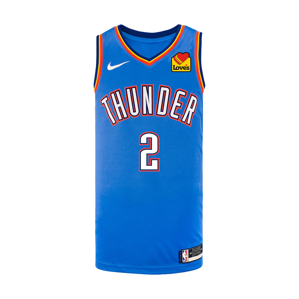 JUVENILE OKLAHOMA CITY THUNDER SHAI GILGEOUS-ALEXANDER ICON SWINGMAN JERSEY 2025-26
