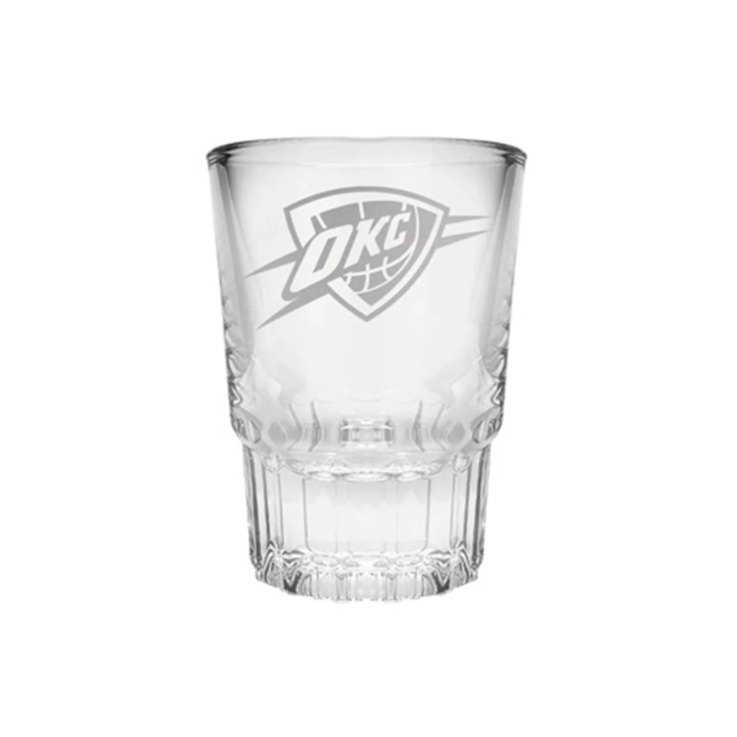 OKLAHOMA CITY THUNDER PRISM SHOT GLASS