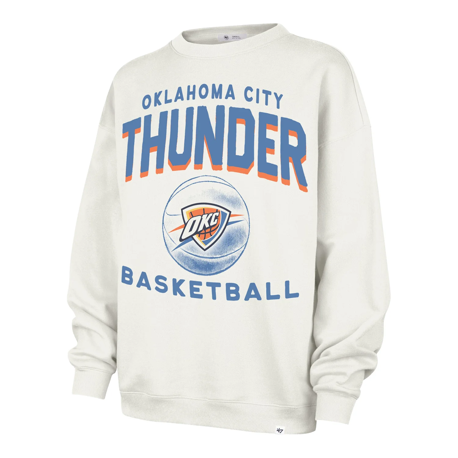 383-ladies-okc-thunder-47-brand-oversized-arch-cloud-crewneck-1.webp Ladies OKC Thunder 47 Brand Oversized Arch Cloud Crewneck