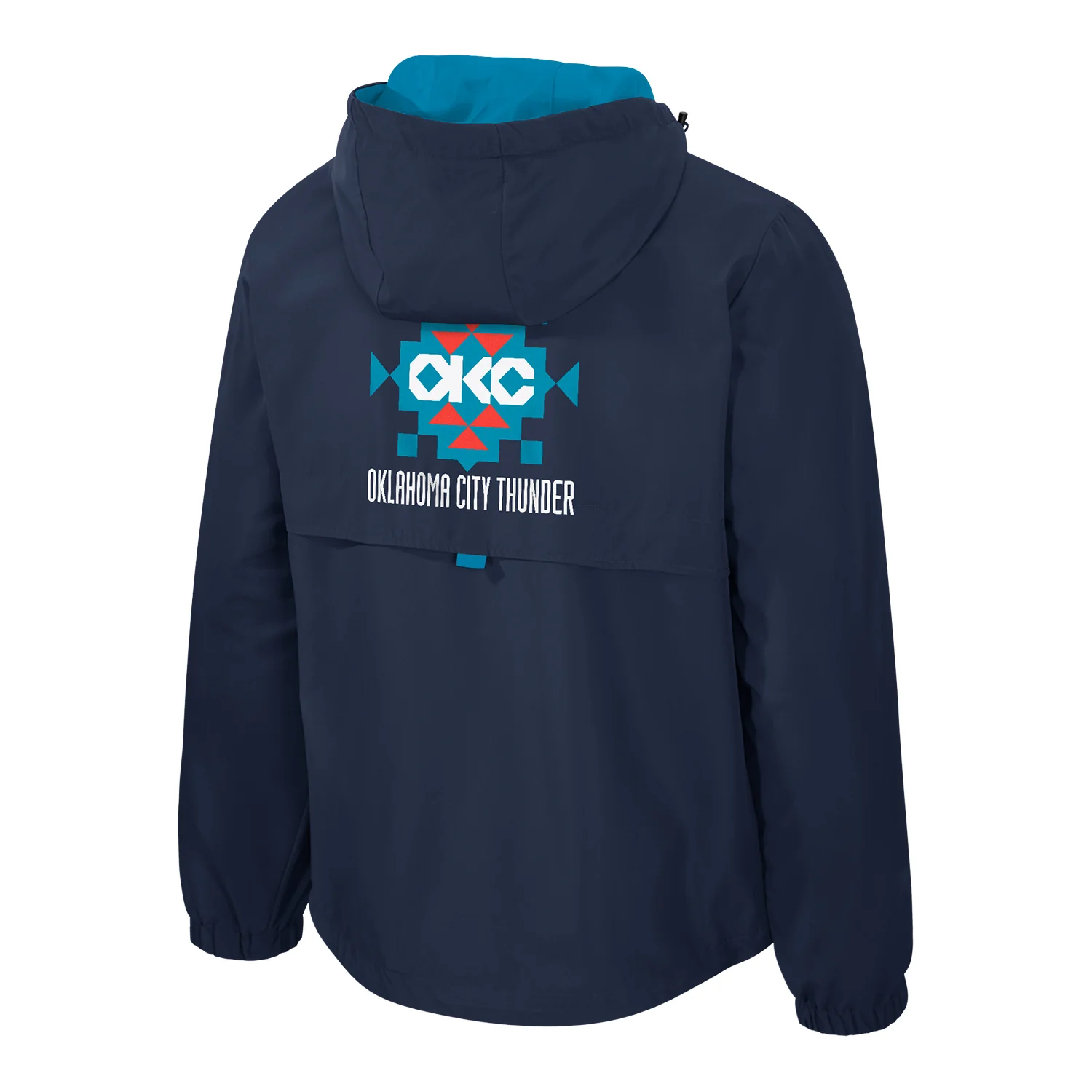 OKC Thunder Stadium Essentials 2025-2026 City Edition Anorak 1/4 Zip Pullover