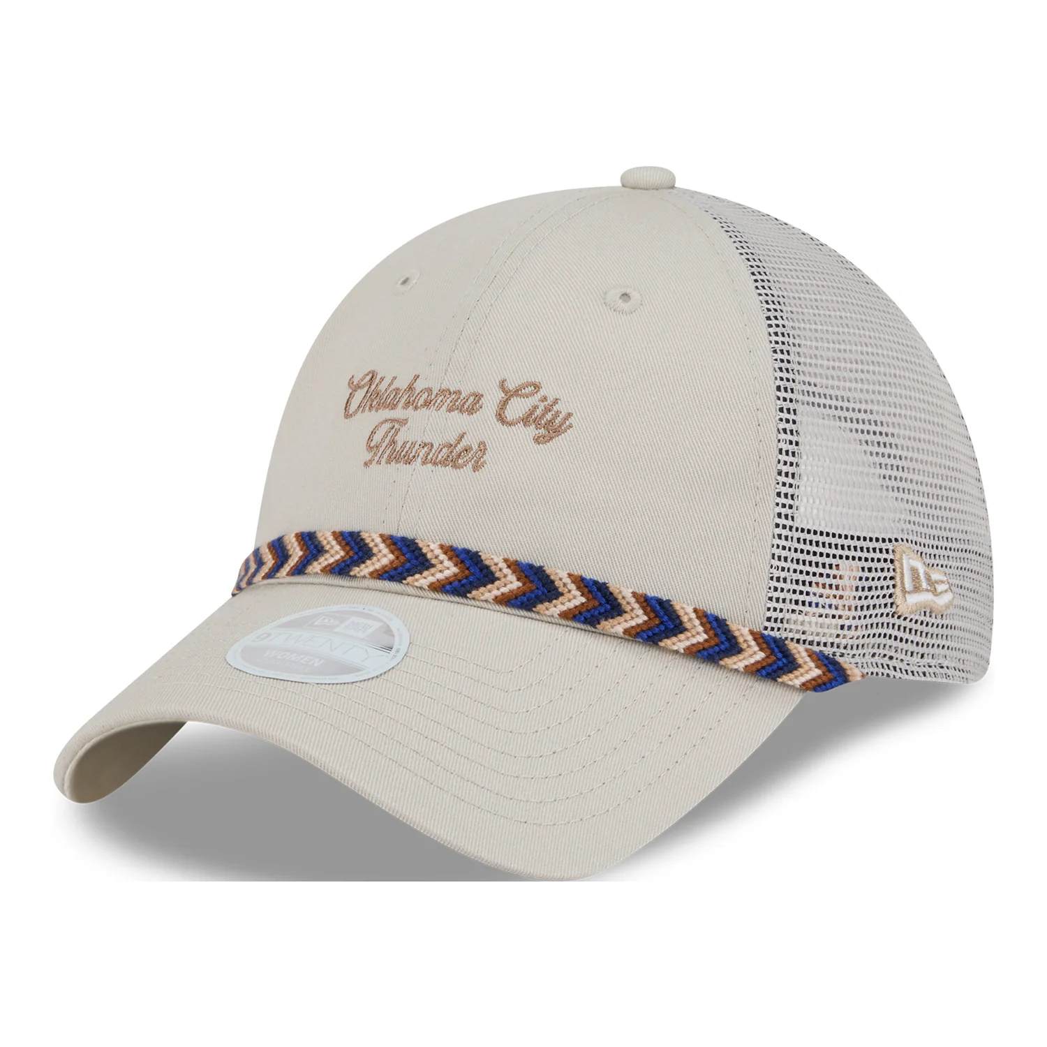 LADIES OKC THUNDER NEW ERA 920 FISHTAIL MESHBACK HAT