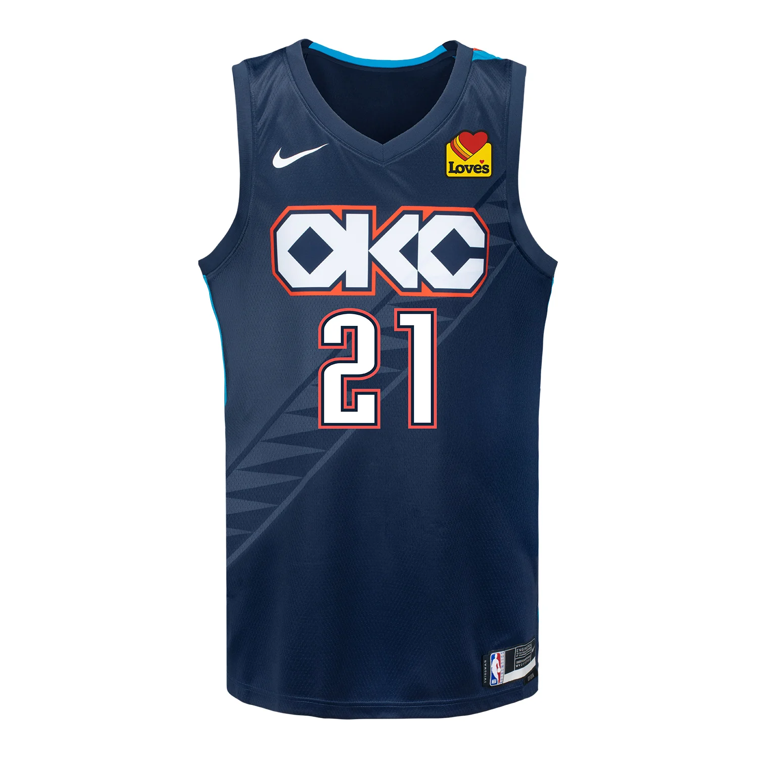 YOUTH 2025-26 OKLAHOMA CITY THUNDER AARON WIGGINS CITY EDITION SWINGMAN JERSEY