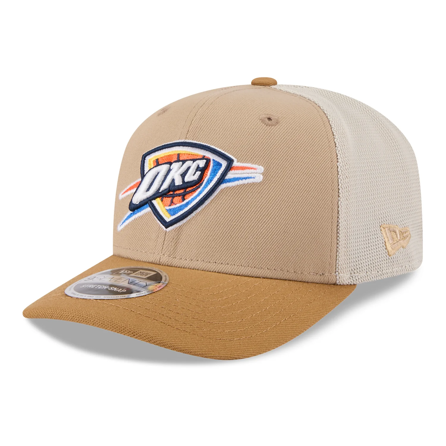 OKC THUNDER NEW ERA 970SS TRUCKER TWO-TONE HAT