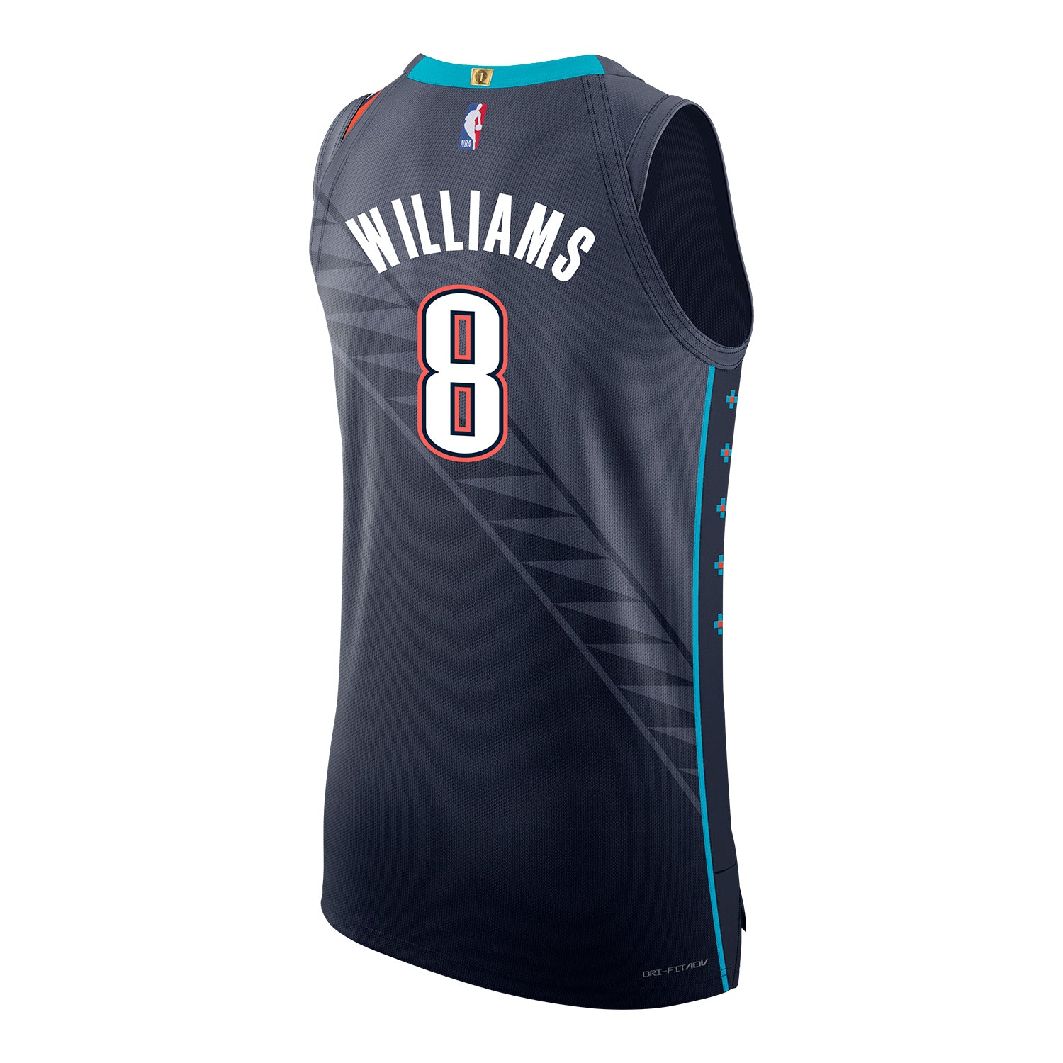 2025-26 OKLAHOMA CITY THUNDER JALEN WILLIAMS CITY EDITION AUTHENTIC JERSEY