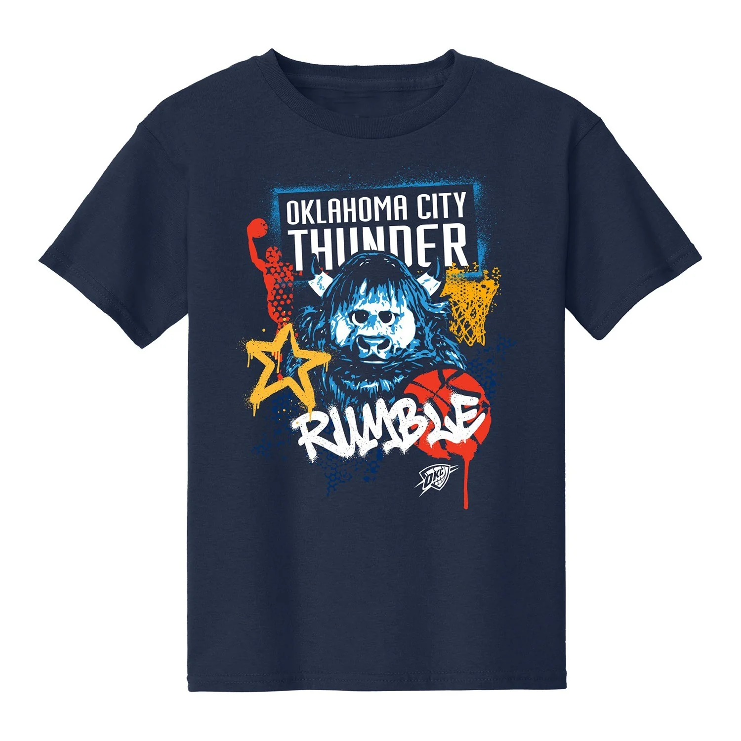 OKC Thunder IOG Rumble Graffiti T-Shirt
