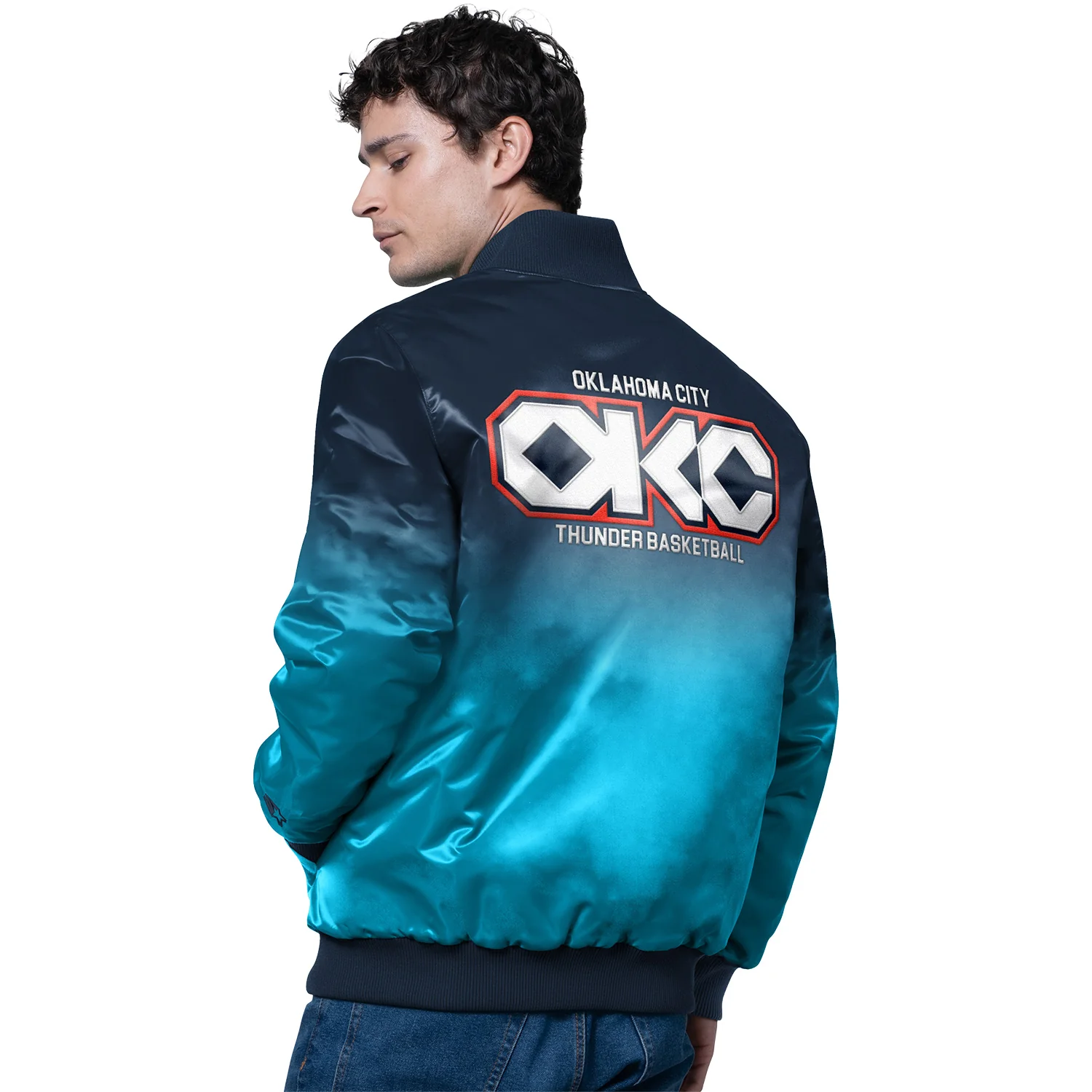 OKC Thunder Starter City Edition 2025-26 Native Ombre Jacket
