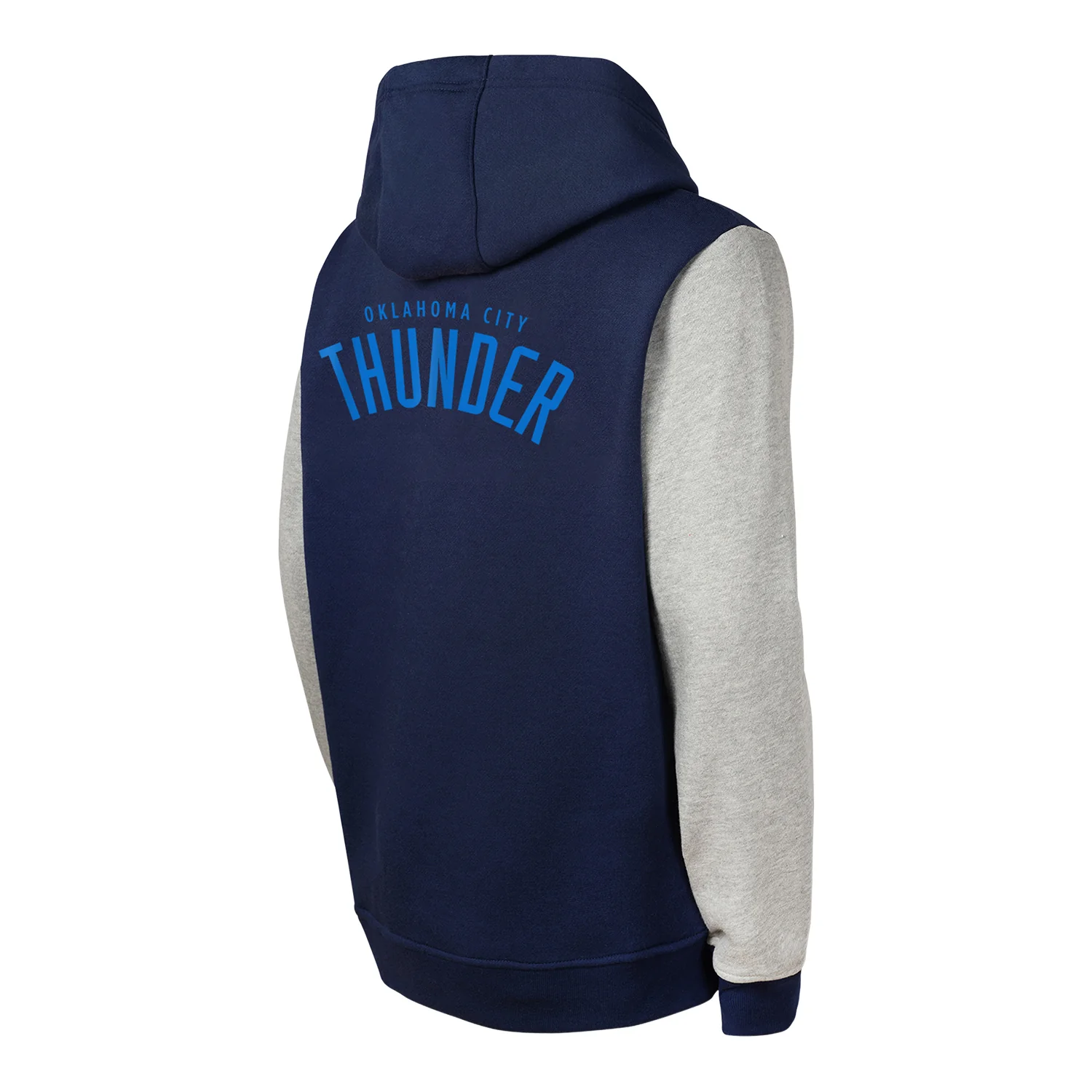 Youth Oklahoma City Thunder Outerstuff Fair Catch Fleece Hooded Sweatshirt