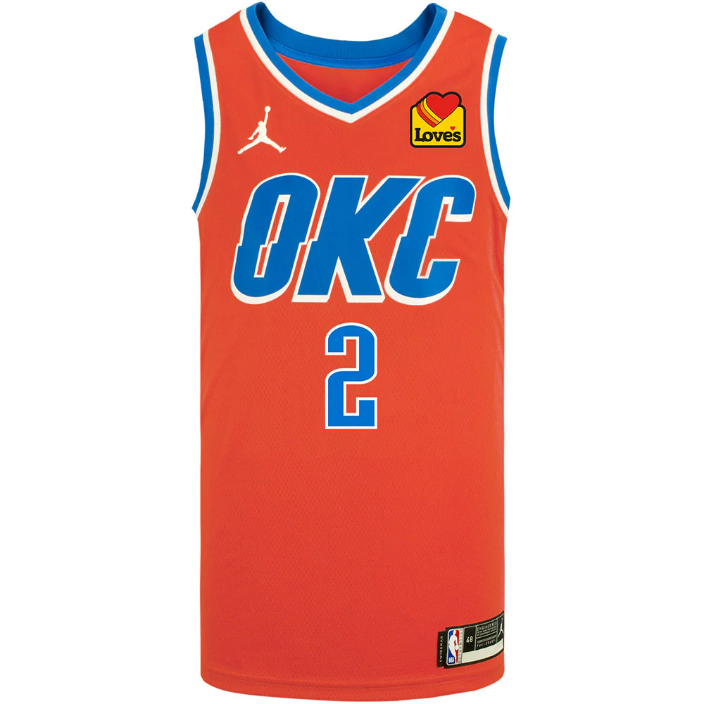 YOUTH OKLAHOMA CITY THUNDER SHAI GILGEOUS-ALEXANDER STATEMENT JORDAN SWINGMAN JERSEY - 2025-26