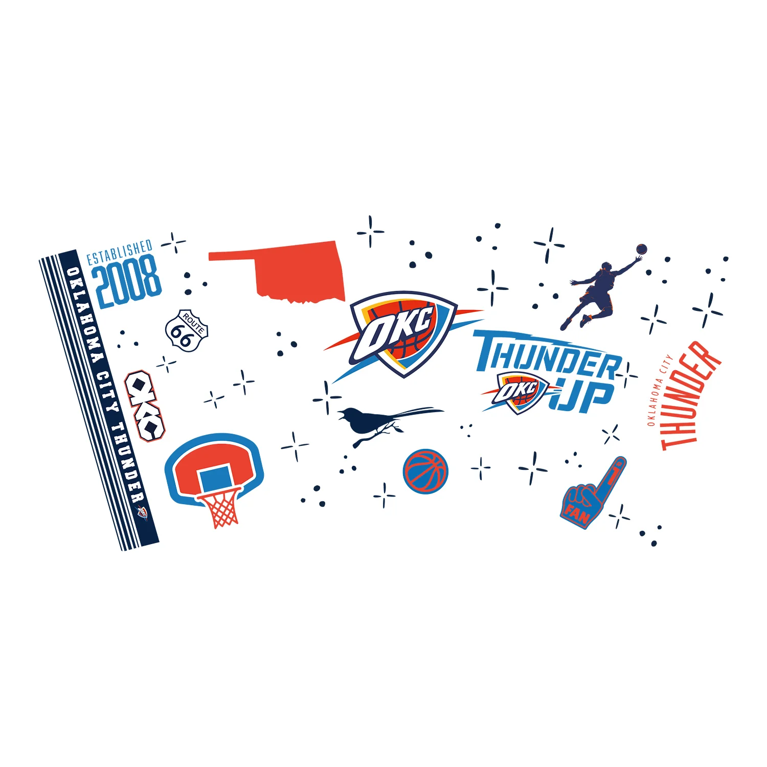 OKLAHOMA CITY THUNDER LANDMARK PARTY SHOT