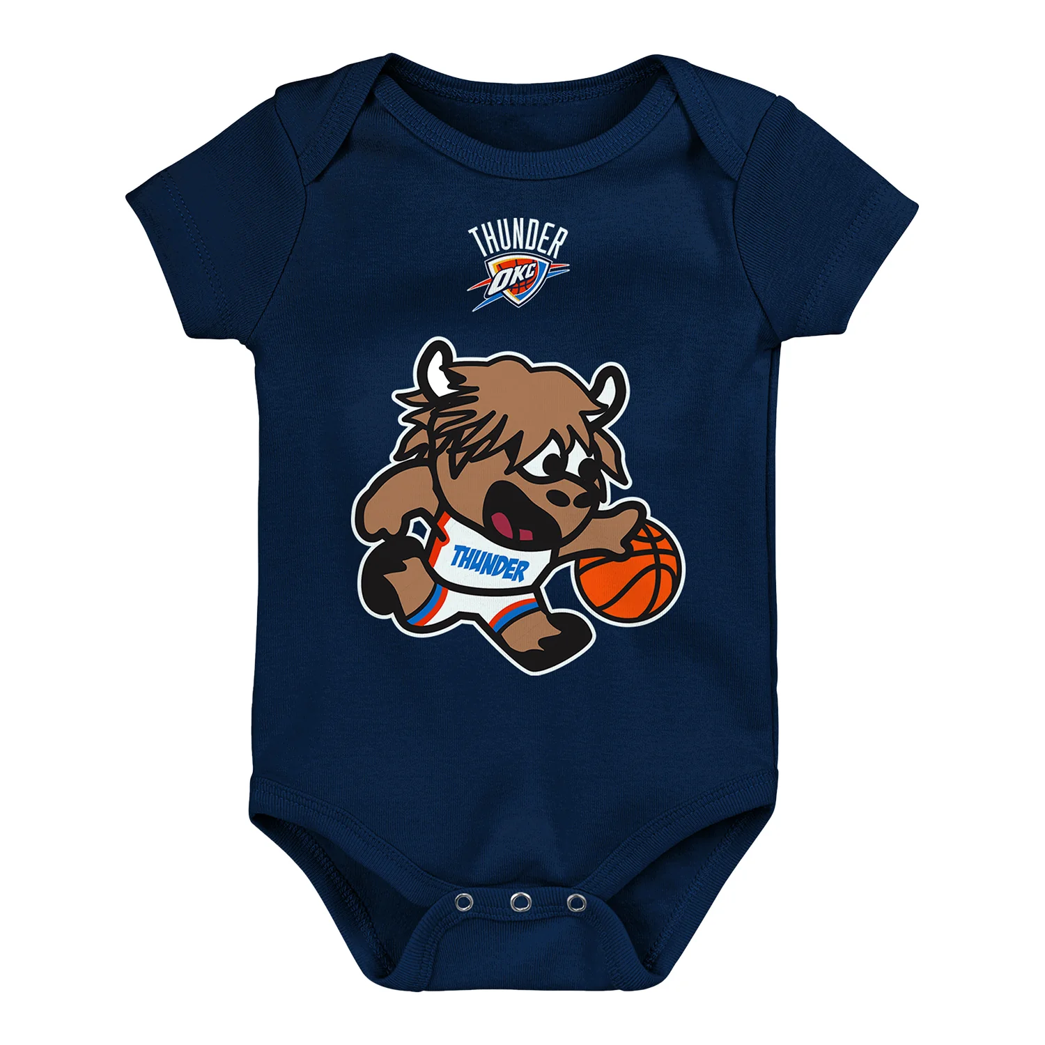 INFANT OKLAHOMA CITY THUNDER RUMBLE ONESIE