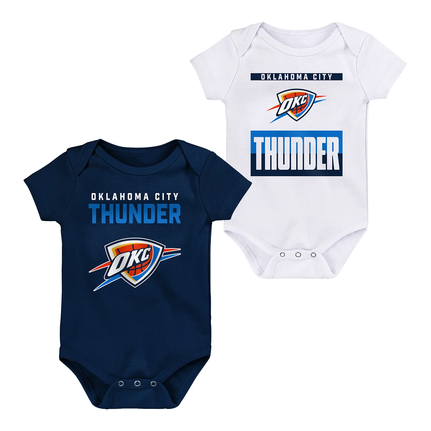 Infant Oklahoma City Thunder 2-Pack Huddle & Cuddle Onesies