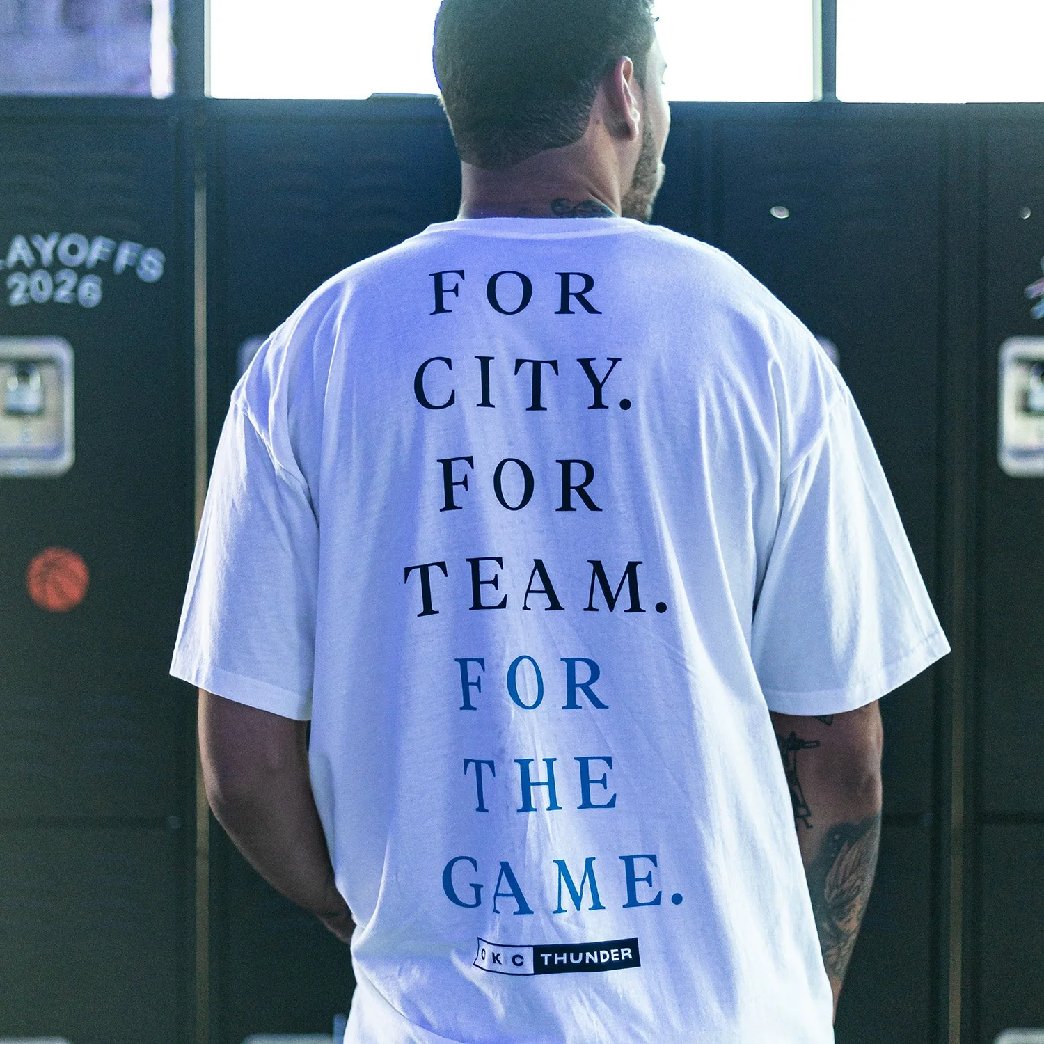 042226 OKC Playoffs Lifestyle Photoshoot Refresh 4xCat Tees